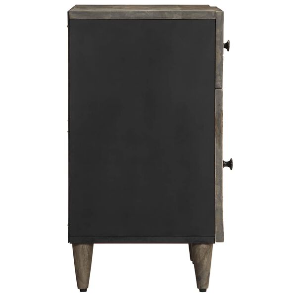 vidaXL y&ouml;kaappi vaaleanharmaa 50x33x60 cm massiivipuu mango