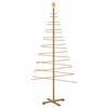 vidaXL Puinen Joulukuusi jalustalla Ruskea 210 cm Bambu