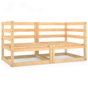 vidaXL 2-istuttava puutarhasohva t&auml;ysi m&auml;nty