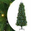 vidaXL Joulukuusi 300 LED-valoilla jalustalla Vihreä 240 cm PE