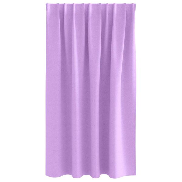 vidaXL Piment&auml;v&auml; verho renkailla 2 pcs Violetti 140 x 140 cm