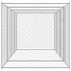 vidaXL Koiranh&auml;kki Hopea 800 x 200 x 200 cm Galvanoitu ter&auml;s