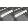 vidaXL Lineaarinen suihkukaivo 2kpl kupla 630x140 mm ruostumaton ter&auml;s