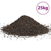 vidaXL Basalttisora 25 kg musta 1-3 mm