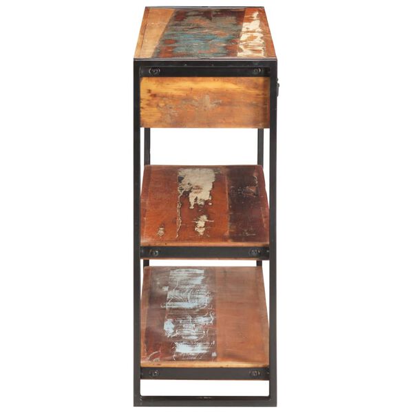 vidaXL Senkki 120x30x75 cm kierrätetty täyspuu