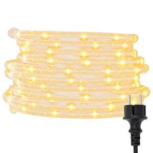 vidaXL Valokaapeli 1200 LED-valoa l&auml;mmin valkoinen 50 m PVC