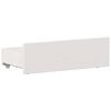 vidaXL S&auml;nky kirjahyllyll&auml; ei patjaa valkoinen 90x190 cm t&auml;ysi m&auml;nty