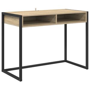 vidaXL P&ouml;yt&auml; Sonoma Tekninen puu 100 x 50 x 75 cm