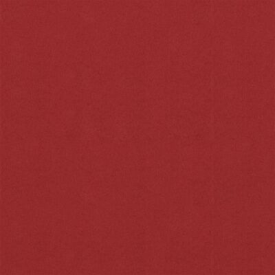 vidaXL Parvekkeen suoja punainen 120x500cm Oxford kangas