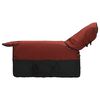 vidaXL Hevospeitto Bordeaux ja musta 125 cm Polyesteri