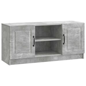 vidaXL TV-kaappi Betoninharmaa 102 x 34,5 x 47 cm Tekninen puu