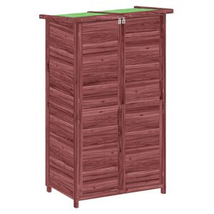 vidaXL Puutarhavaja mokka 83x57x140 cm t&auml;ysi m&auml;nty