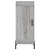 vidaXL Kaappi harmaa Sonoma 34,5x34x180 cm tekninen puu