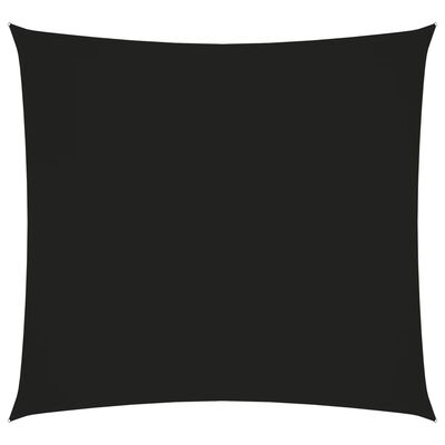 vidaXL Aurinkopurje Oxford-kangas neliö 5x5 m musta