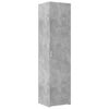 vidaXL Kaappi betoninharmaa 45x42,5x185 cm tekninen puu