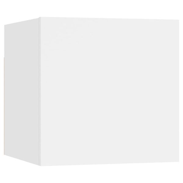 vidaXL 5-osainen TV-kaappisarja valkoinen tekninen puu