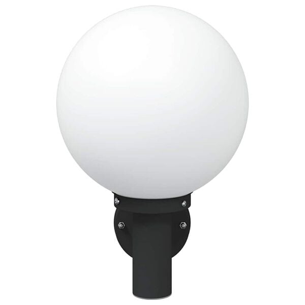 vidaXL Ulkoisen sein&auml;valon Musta 28 x 25 x 38 cm