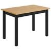 VidaXL Ruokap&ouml;yt&auml; EKAI Musta 112 x 70 x 76,5 cm T&auml;ysi m&auml;nty