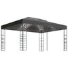 vidaXL Huvimaja LED-valonauhoilla 3x4 m antrasiitti