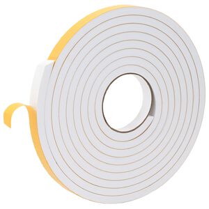 vidaXL Itsekiinnittyv&auml; vaahtoteippi 20 kpl valkoinen 20mm x 5m