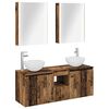 vidaXL Kylpyhuoneen kaappisetti 5 pcs Vanha puu 53 x 15,5 x 70 cm