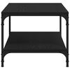 vidaXL Sohvap&ouml;yt&auml; Musta tammi. 81 x 50 x 40 cm Tekninen puu