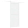 vidaXL Liukuovi ORKDAL 93 x 211 cm Tekninen puu valkoinen