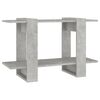 vidaXL Kirjahylly/tilanjakaja betoninharmaa 80x30x51 cm