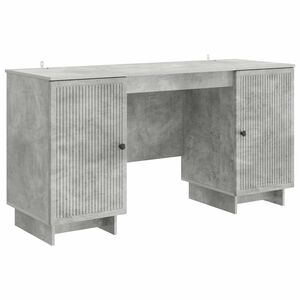 vidaXL P&ouml;yt&auml; Betoninharmaa Tekninen puu 142,5 x 50 x 75 cm
