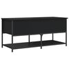 vidaXL S&auml;ilytyspenkki musta 100x42,5x47 cm tekninen puu