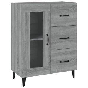vidaXL Senkki harmaa Sonoma 69,5x34x90 cm tekninen puu
