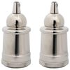 vidaXL Lampuntelineet 2 kpl Satin Nickel E27