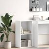 vidaXL Kirjahylly Valkoinen 40x30x76,5 cm Engineered Wood