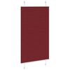 vidaXL laskostettu blind Bordeaux Red 80x150 cm Kankaan leveys