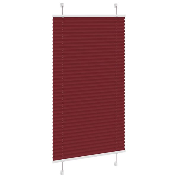 vidaXL laskostettu blind Bordeaux Red 80x150 cm Kankaan leveys