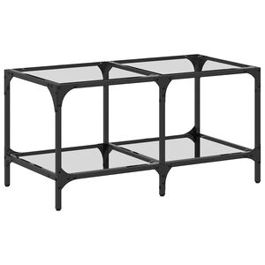 vidaXL Sohvap&ouml;yt&auml; l&auml;pin&auml;kyv&auml; lasinen p&ouml;yt&auml;levy 78,5x40x40 cm ter&auml;s