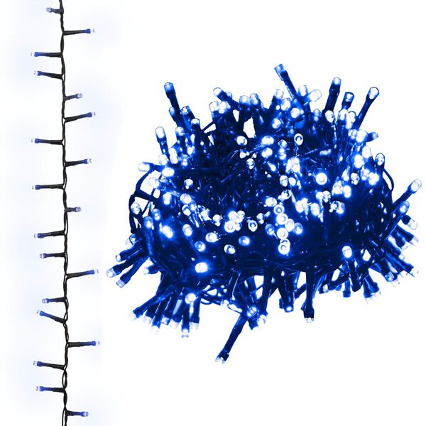 vidaXL Kompakti LED-valonauha 3000 LED-valoa sininen 65 m PVC