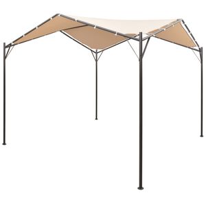 vidaXL Huvimaja/paviljonki 3x3 ter&auml;s Beige