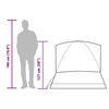 vidaXL Kupoliteltta 2 henkilölle valkoinen pimennyskangas vedenkestävä
