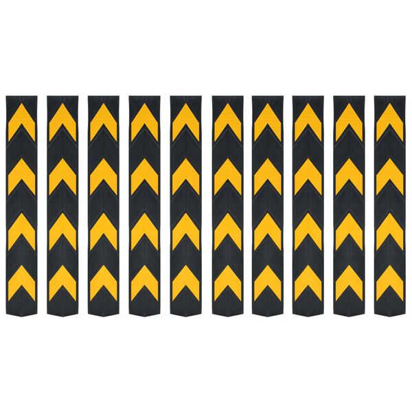 vidaXL Heijastava kulmasuojus 10 kpl kumi 80 cm