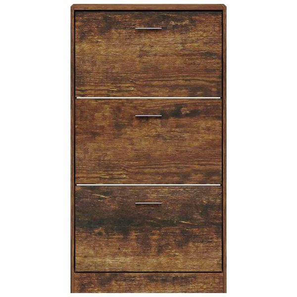 vidaXL Kenk&auml;kaappi savutammi 59x17x108 cm tekninen puu