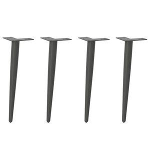 vidaXL Sohvap&ouml;yd&auml;n jalat kartiomaiset 4 kpl antrasiitti 30-31 cm ter&auml;s