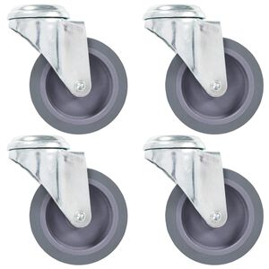 vidaXL Rullapy&ouml;r&auml;t pultinrei&acute;ill&auml; 4 kpl 75 mm