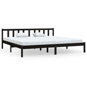 vidaXL S&auml;ngynrunko musta t&auml;ysi m&auml;nty 200x200 cm