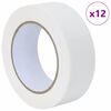 vidaXL Maalaustelat 12 pcs Valkoinen 38mm x 50m Paperi