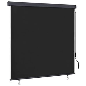 vidaXL Rullaverho Antrasiitti 180 x 250 cm Kangas ja Alumiini