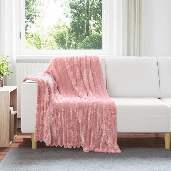 vidaXL Heittop&auml;&auml;llys 6 pcs Pinkki 150 x 130 cm Fleese