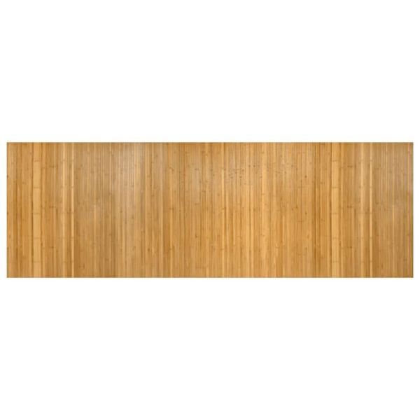 vidaXL Matto suorakaide luonnollinen 100x300 cm bambu