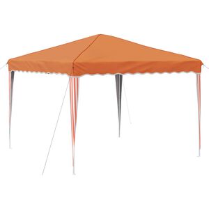 vidaXL Pop-up Juhlateltta 288 x 288 x 245 cm Oranssi Oxford-kangas