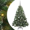 vidaXL Tekojoulukuusi 150 LED-valoilla Vihre&auml; 150 cm PE ja PVC
